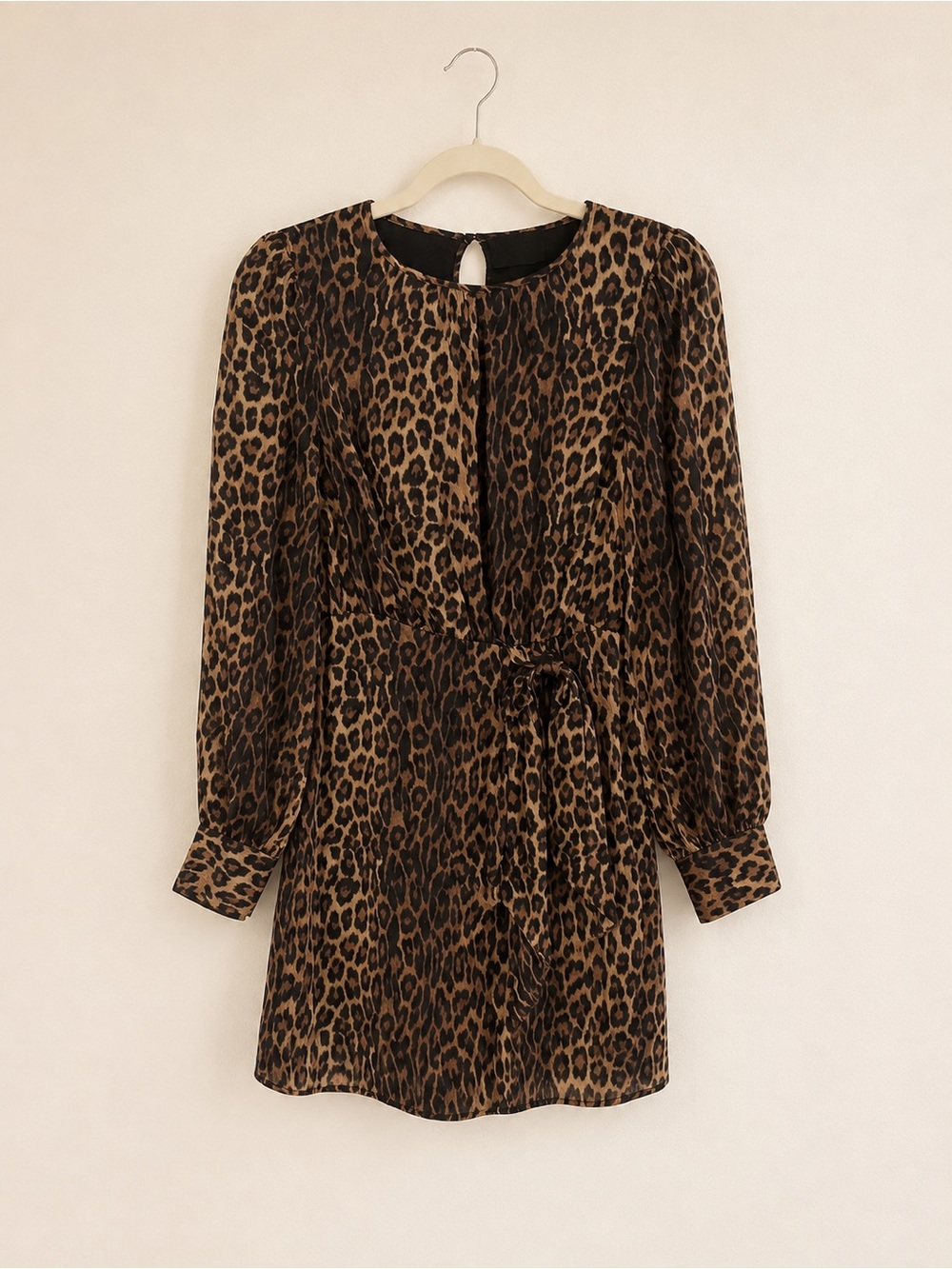 The Kooples Leopard Print 100% Silk Dress XS/S